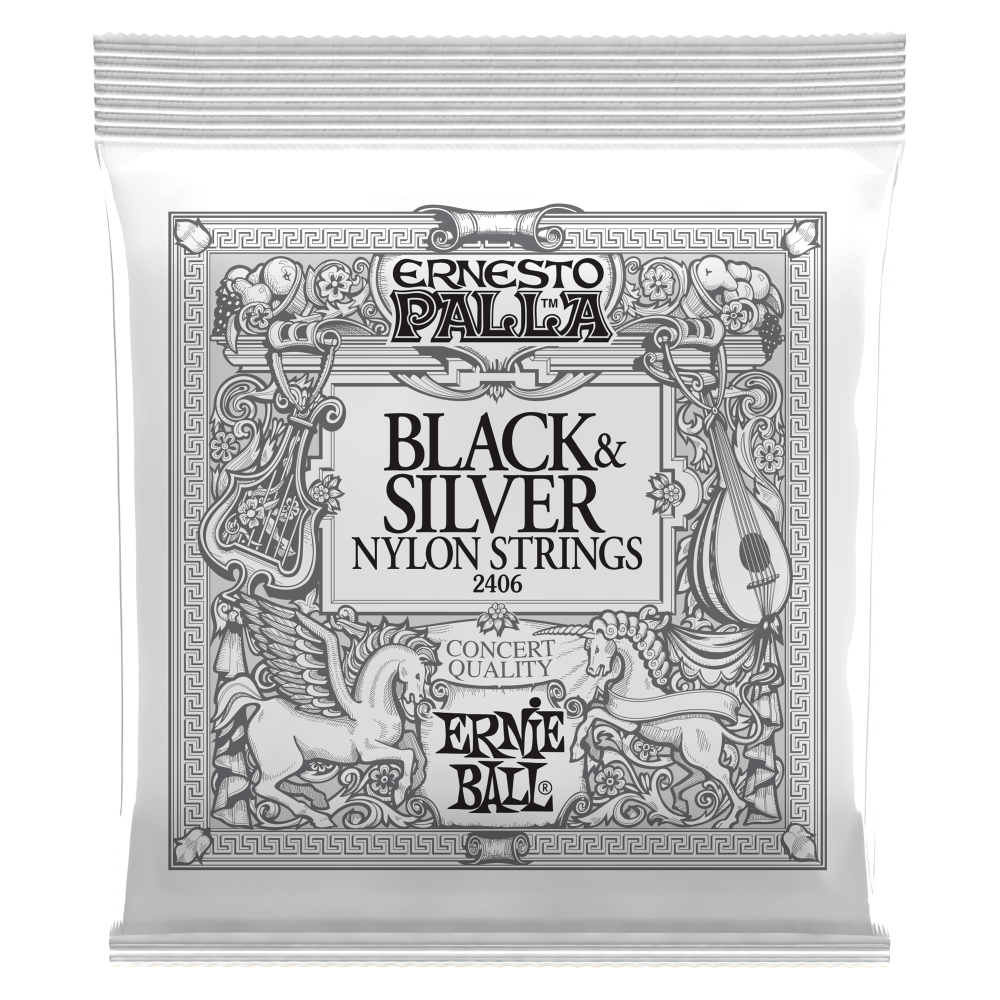 Cuerdas para guitarra clásica marca Ernie Ball, tensión media