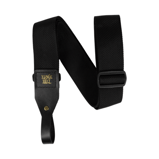 Cincho para guitarra, regionales y mandolina marca Ernie Ball serie Acoustic, color negro