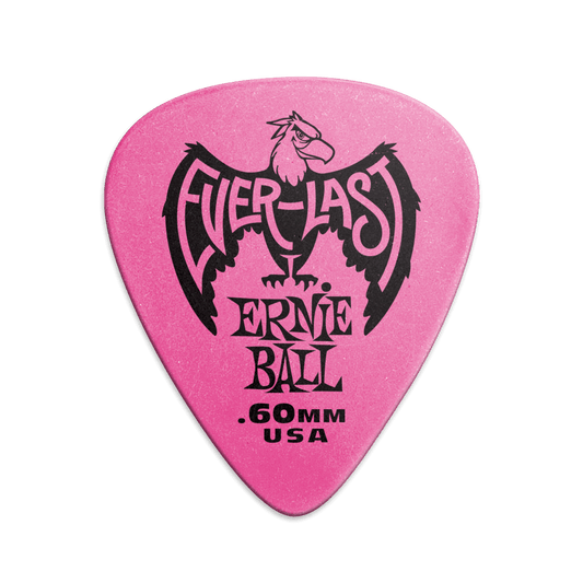Púa para instrumentos de cuerda marca Ernie Ball serie Everlast, calibre 0.60
