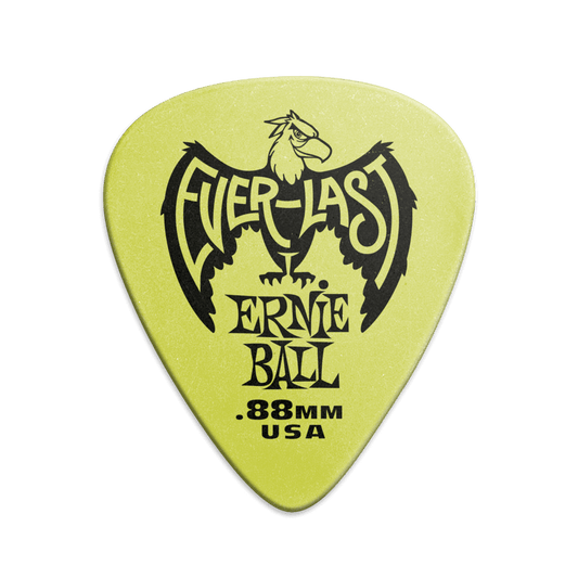Púa para instrumentos de cuerda marca Ernie Ball serie Everlast, calibre 0.88
