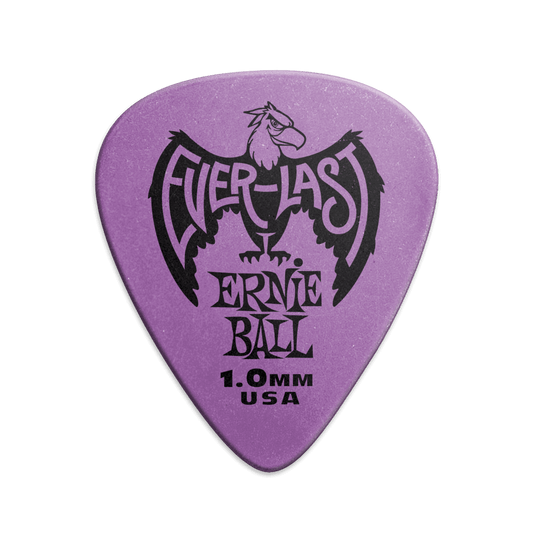 Púa para instrumentos de cuerda marca Ernie Ball serie Everlast, calibre 1.0
