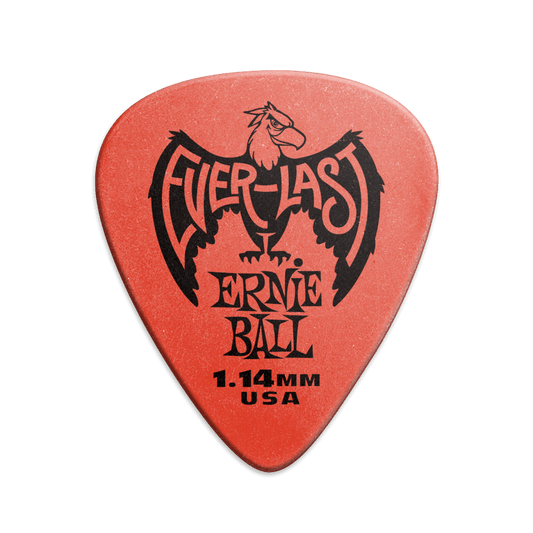 Púa para instrumentos de cuerda marca Ernie Ball serie Everlast, calibre 1.14