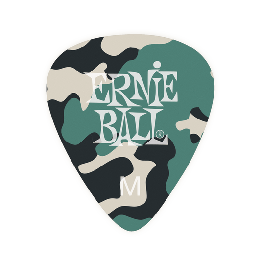 Púa para instrumentos de cuerda marca Ernie Ball serie Camo Picks, calibre 0.72