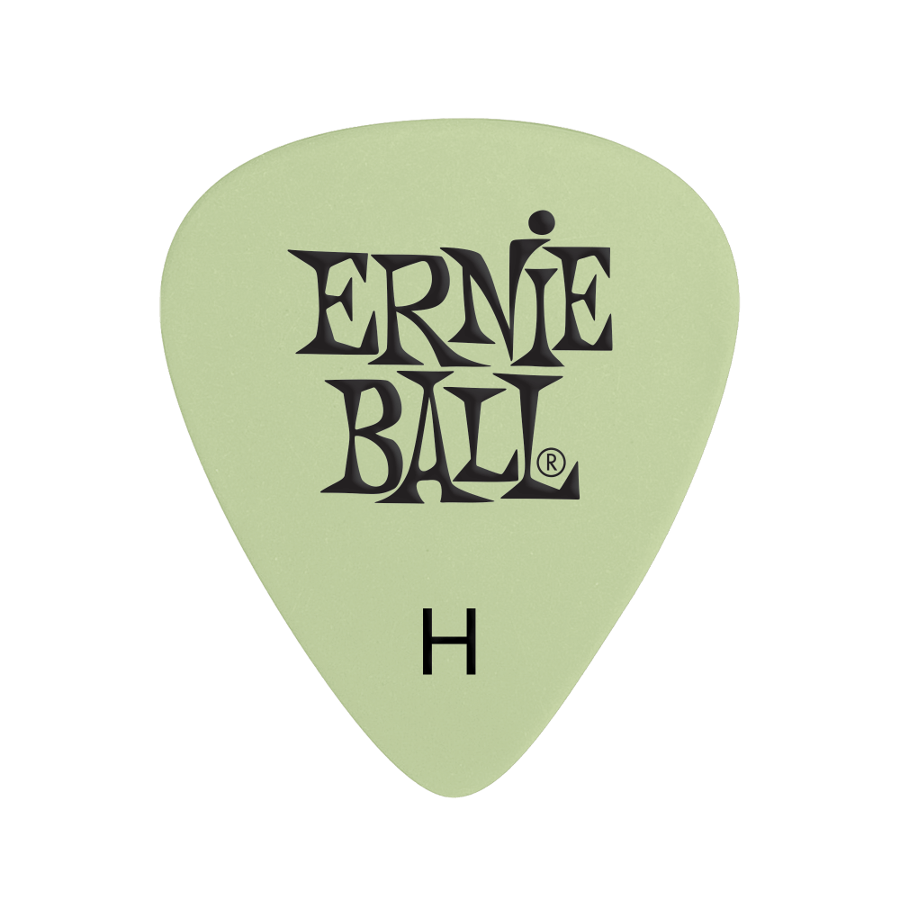 Púa para instrumentos de cuerda marca Ernie Ball serie Super Glow, calibre 0.94