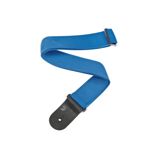 Cincho para guitarra, bajo y regionales marca Daddario serie Standard, color azul