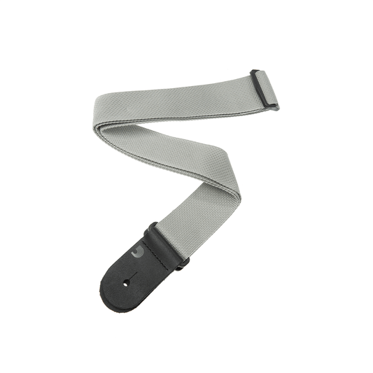 Cincho para guitarra, bajo y regionales marca Daddario serie Standard, color gris
