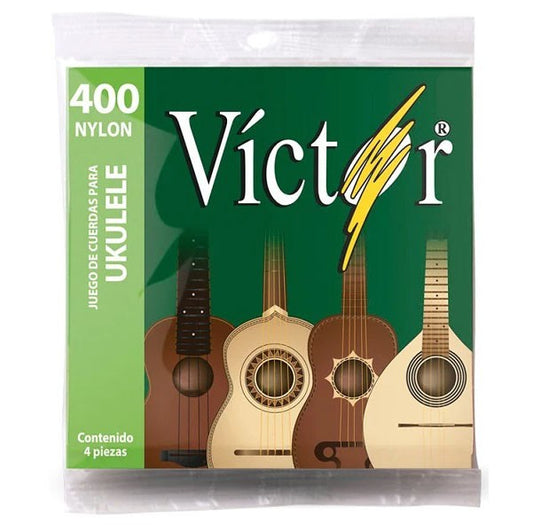 Cuerdas para ukelele soprano y concierto marca Victor