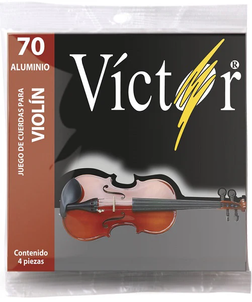 Cuerdas para violín marca Victor, cuerda de acero
